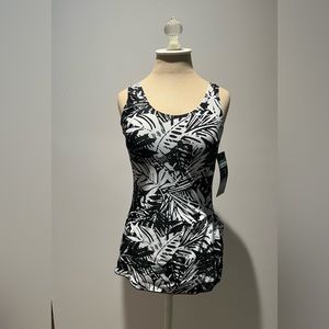 Shore Shapes Black and White Swimsuit